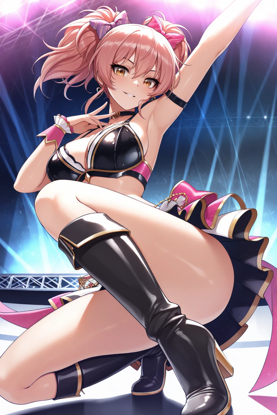 Rakkun in happy stripper sexy open platform high heels