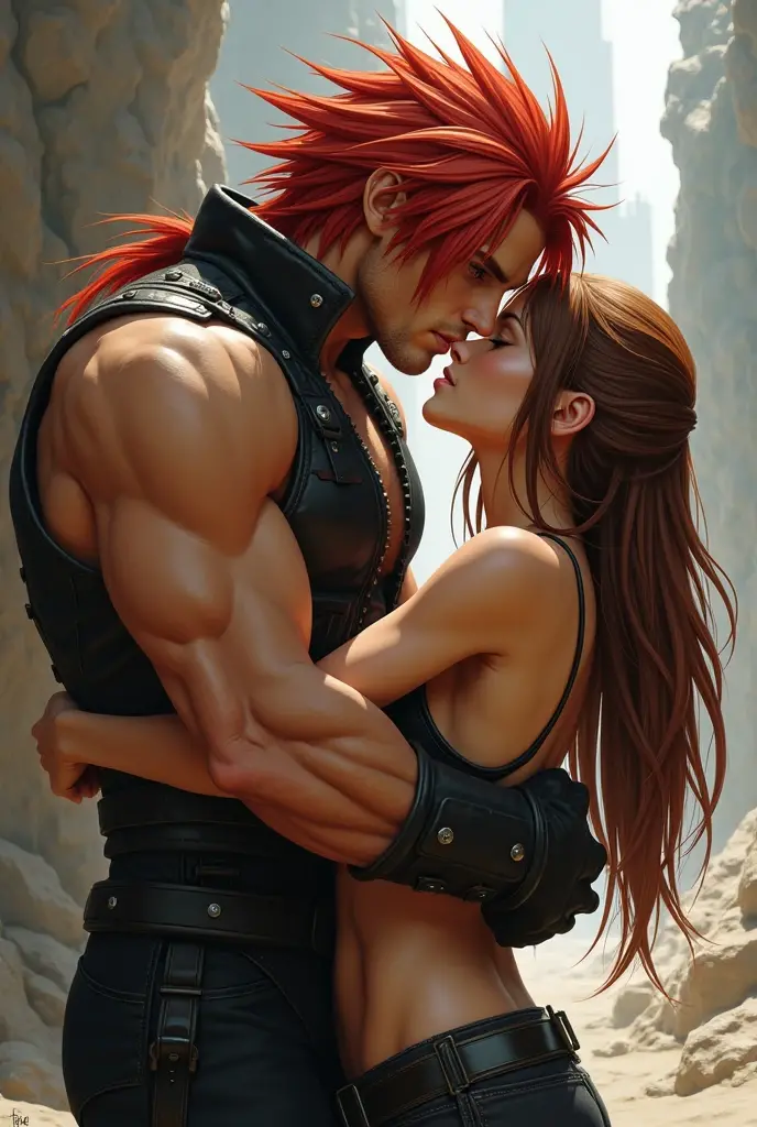 Couple, ((crimson viper)), ((balrog)), inclinando -se como uma placa de piscis, fundindo-se com folhas, apaixonados, paleta de branco montanha, tarde, Iluminado pela luz solar natural. Arte digital, 3D, Raytraicing realista, cinematic lighti, luzes industriais, roupa apertada, (street fighter_couple)