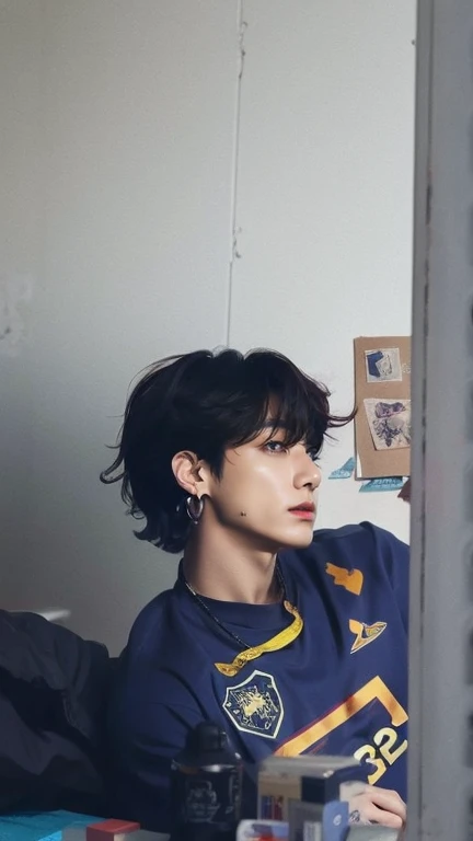 Jungkook BTS, muscular and marked