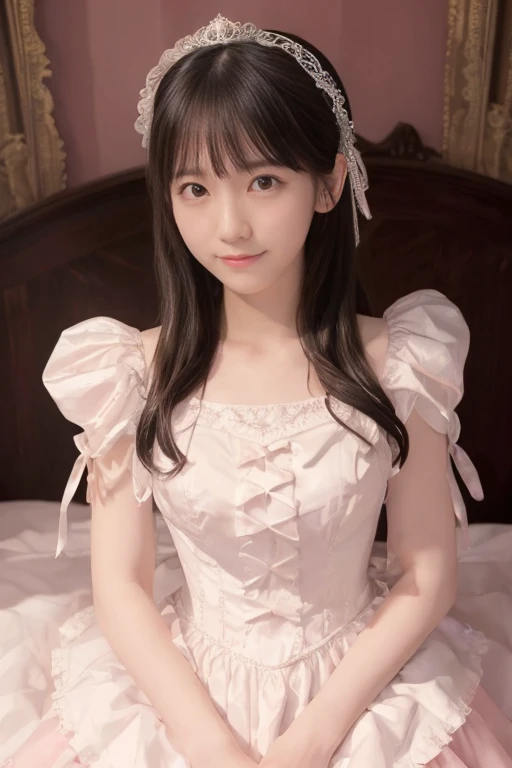 hay una mujer con un vestido sosteniendo una flor en sus manos, el corte de hime, pale and light skin!!, pale porcelain white skin, en vestido, por Ayami Kojima, pale milky white porcelain skin, hada, shikamimi, pale, snow-white skin, ulzzang, ropa mexicana, adelita, jarocha