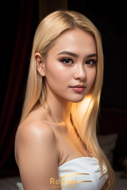 (ultra - detailed, 16K resolution, Cinema lenses, rendering by octane), (high resolution:1.18), intricate detail, (masterpiece:1.1), (highest quality:1.1), (1girl, portrait, white hair, blue eyes, long hair, detailed eyes),Wearing red DJ headphones, 1 malay-Indonesian girl, modern plain hot deep neck top and dupatta, shy, medium portrait, watery eyes, wearing red kebaya, ((big breasts)), well-proportioned body,, chubby massive thighs, Hena art on the body, hena art on arms , (cute round face:1.3),big breast, bigtit,perfect fingers, five fingers, beautiful hands, perfect hands. master peace, cute smile.
