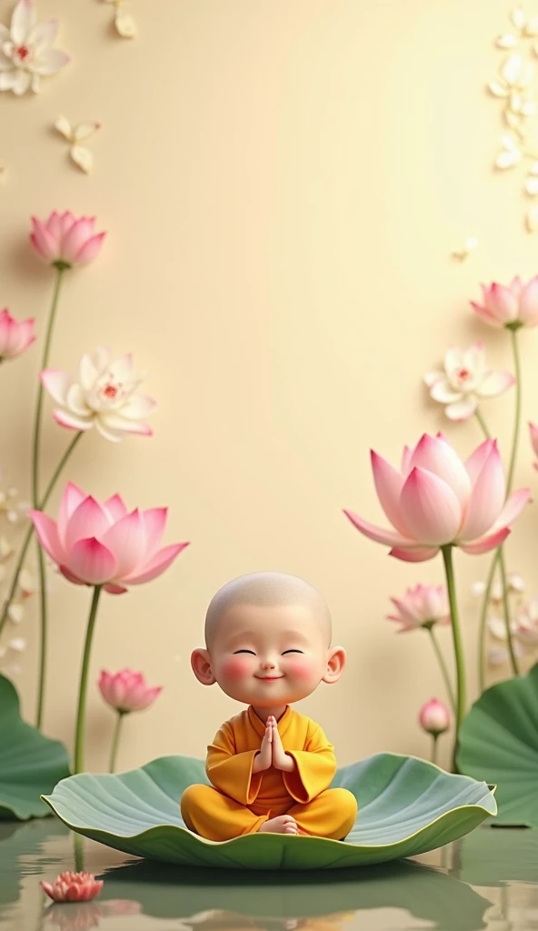 There was a small monk sitting in a basket with flowers, lovely digital painting, Milk hoop,Chubby toot,Very cute,Cute detailed digital art, Guviz-style artwork, childrens art in artstation, adorable digital art, Ross Tran 8 K, Beautiful digital artwork, cute 3 d render, Rosla global lighting, by Russell Dongjun Lu, stunning digital illustration, Beautiful digital illustration