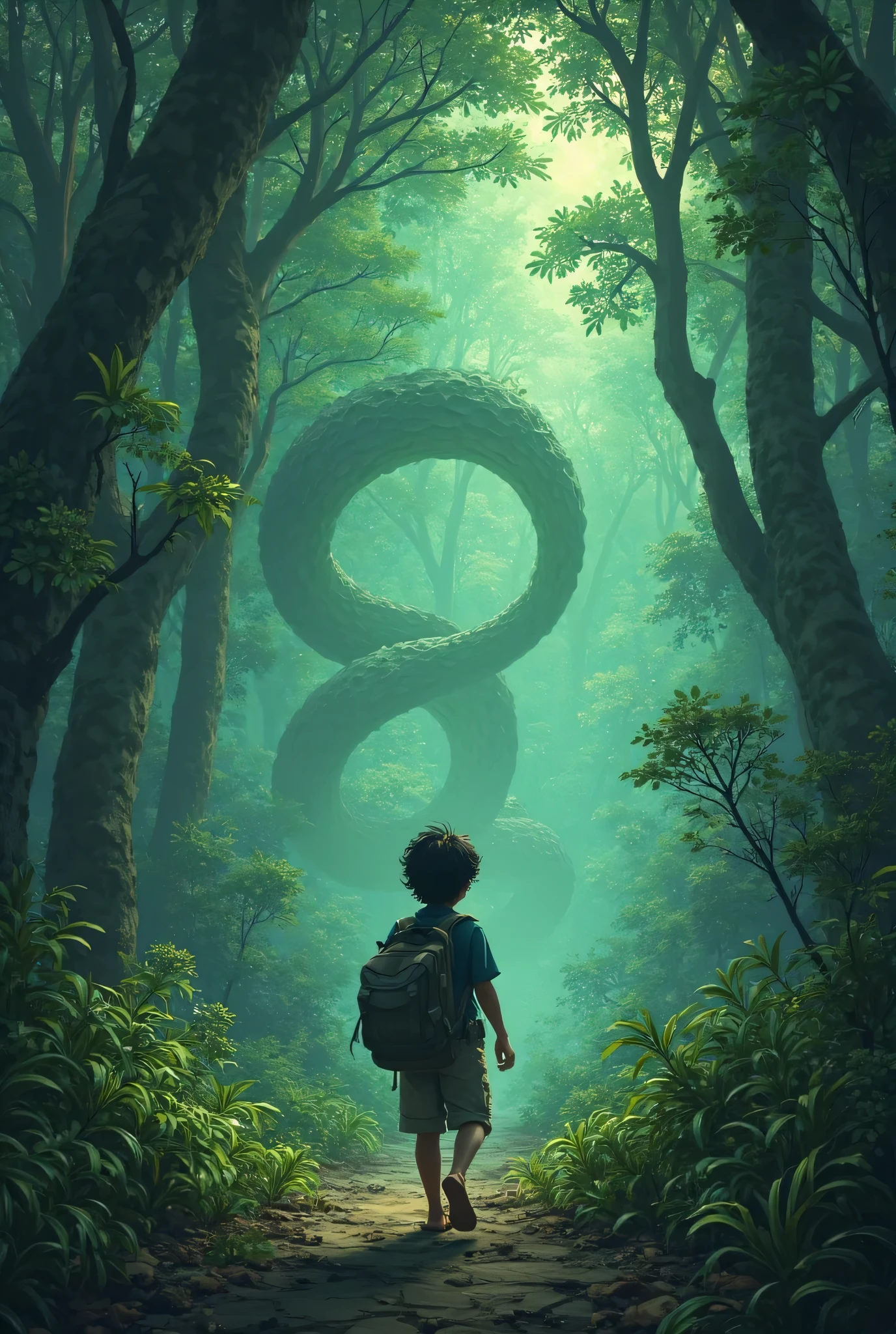 In a village small and green, Lived young …