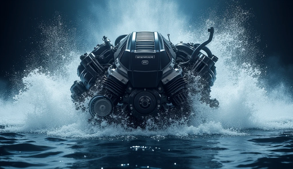 a (watercd:1.2, brightness, transparent:1.3) tank, armored tank, (abstract:1.3), (solo:1.2), standing, water drop, dropping, <lora:watercd-000013:0.7>, no humans, high quality, masterpiece, realistic, photorealistic, (outdoors, on the surface of the water, the water splashed in all directions, full body, close-up),