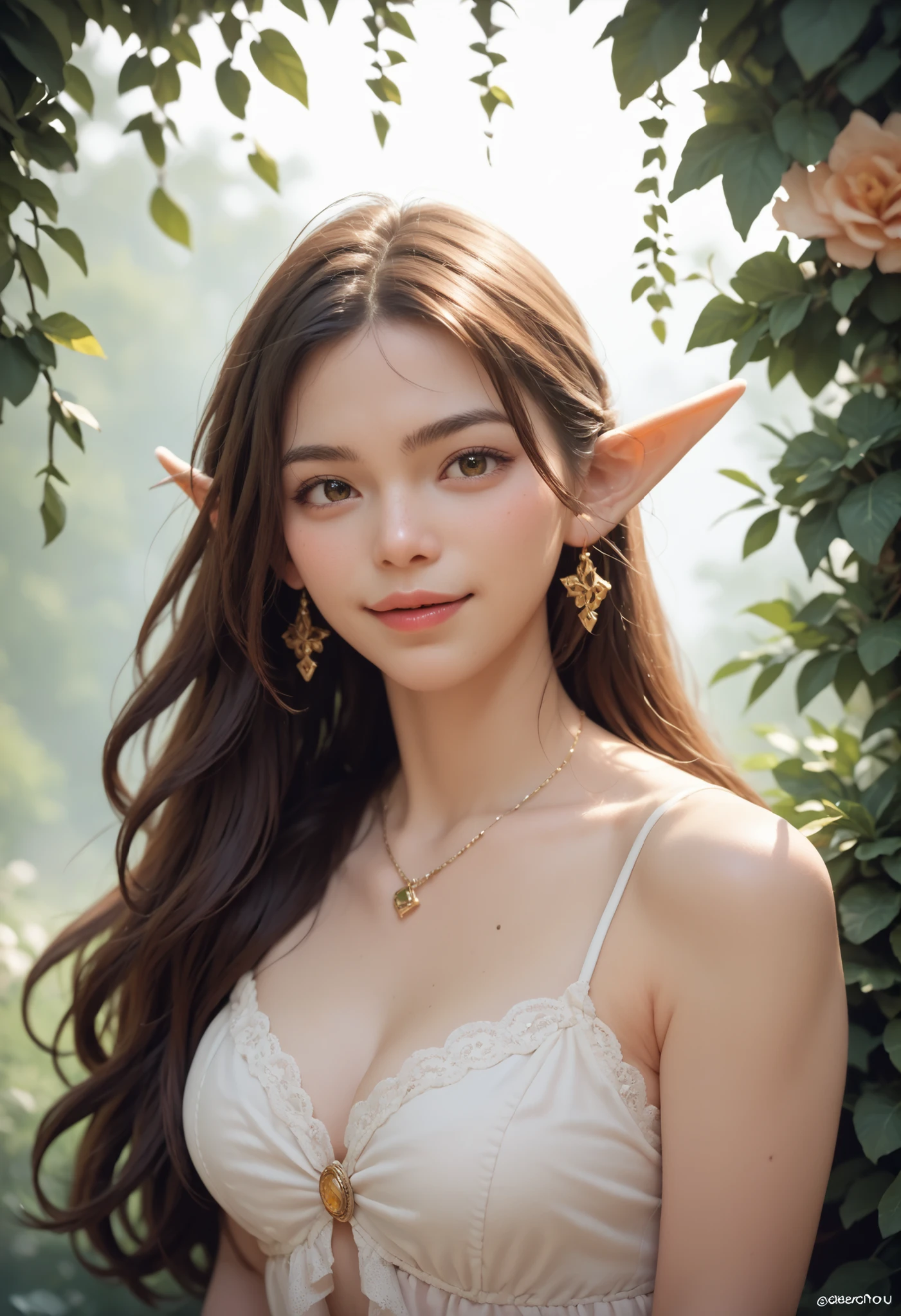 A sacred and enchanting elf