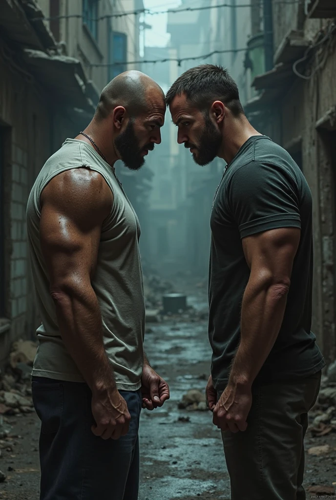 Israel and Hamas if they were humans joining hands in war