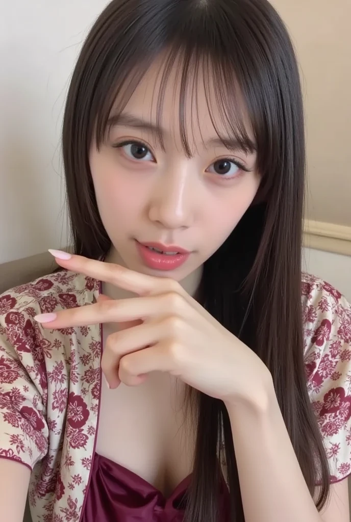 (highest quality、8K、At 32K、masterpiece、ticker:1.2)、Woman Lies、((A man inserts his penis in missionary position:1.3))、(Insert into)、 seat、missionary focus、Emphasis on、bangsあり、One cute Japanese woman、(one guy&#39;s dick)、tied hair、photo of cute japanese woman、(close your lips)、(Too big big breasts)、double eyelid、On the mattress、（Female college student）、man erect penis、((NSFW))、smile、bangs、18-year-old、(pull your own pussy)、blush、An expression of ecstasy、wet、Sweat、(Simple room)、Covered with lotion
