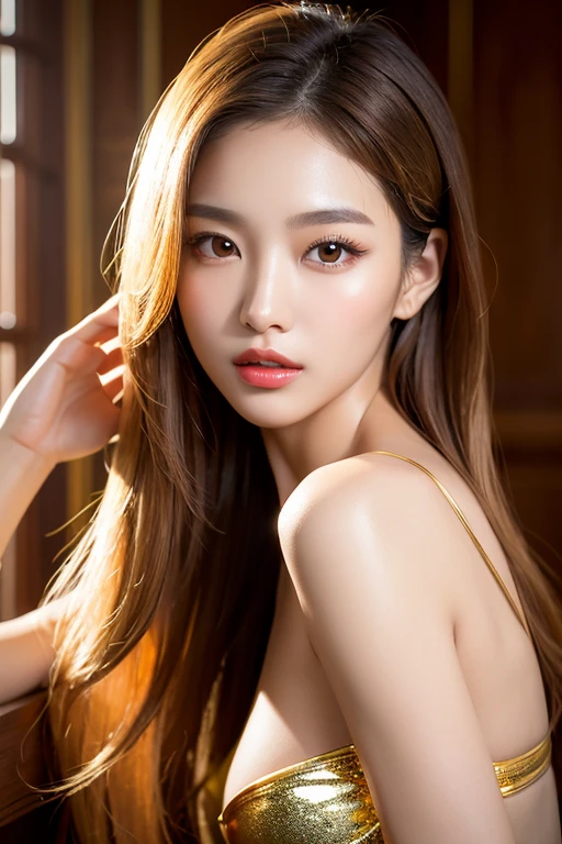 ((armpit pose、Armpit、Detailed armpit wrinkles、Realistic armpit skin、Armpit、Raise your hands to show your armpits))、Good Hand,8K,Ultra-realistic skin texture、Detailed armpit wrinkles、Glossy armpits、 slimy armpits、showing your whole body、Click here for the front desk、hight resolution, ​masterpiece, best qualtiy, Cap:1.3,((Hasselblad Photos)), (Blonde models), Fine skin details, Sharp Focus, (电影灯光), 鎖骨, morning, Soft lighting, dynamic ungle、[:(Face Details:1.2):0.2]、Armpit wrinkles、A slender、small tits、