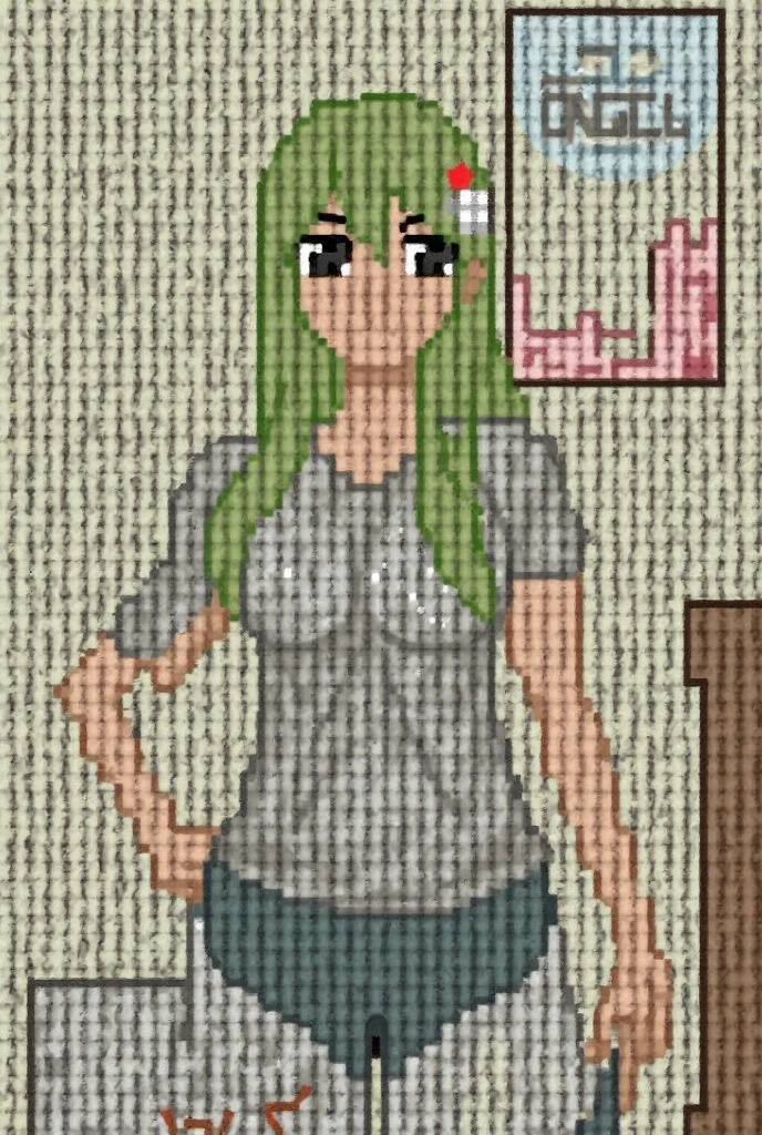 pixel art 8bits softcore personagem corpo
