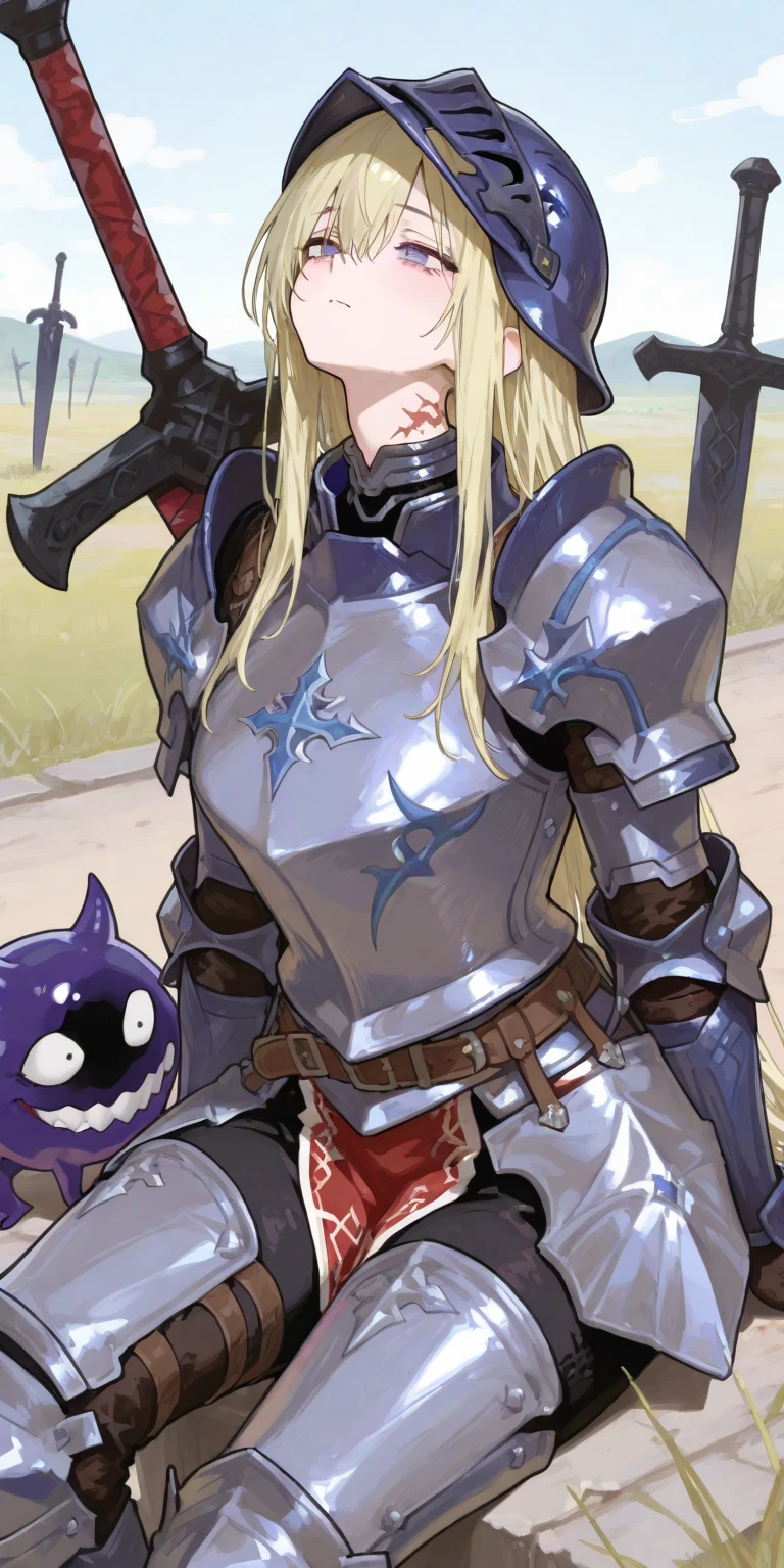 Konosuba Darkness, Monster girl quest, black bodysuit, boots, missing chest armor, orange gloves, blonde hair, seductive mature smile, smug, female tongue out, open mouth, (dreamy eyes), blush, 1boy, (shota), 1girl, larger female, large female, front view, (pov), forest background, ((handjob)), rubbing penis, penis in hand, foreskin, retracted foreskin, cumming, looking at eachother, looking at boy, scared boy, fearful boy, (squeezing penis), penis between hands, squeezing penis, pulling down foreskin, (large breasts), (female on knees), boy being held up by larger female, pinning down boy, (low angle), (((health bar))), ((damage numbers)), ((damage indicators)), (female draining boy), energy drain