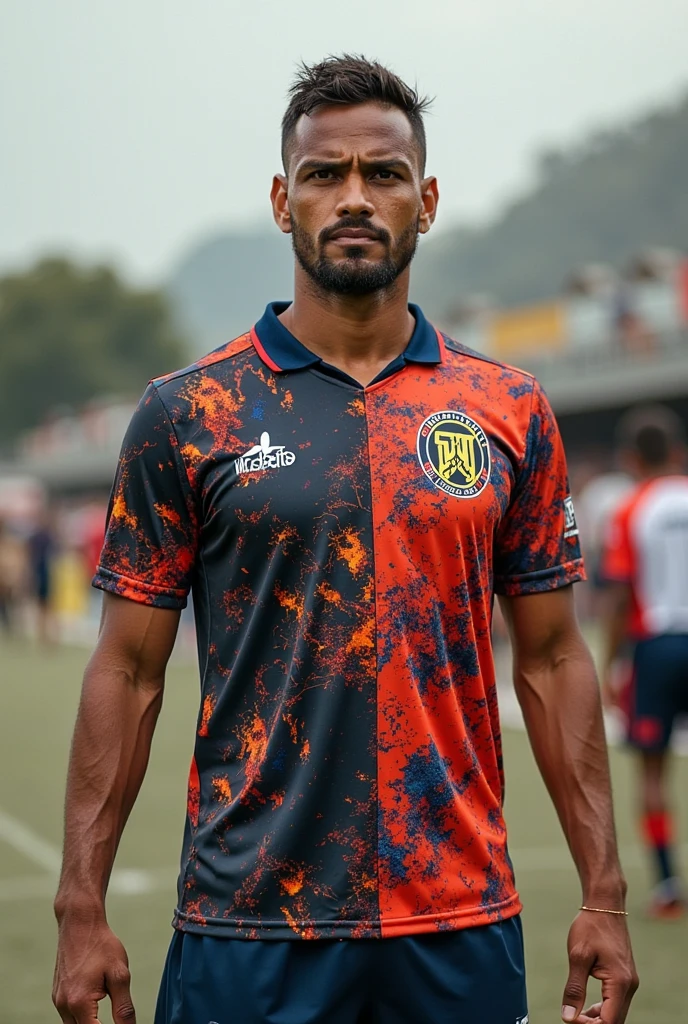Design a street-style sports jersey