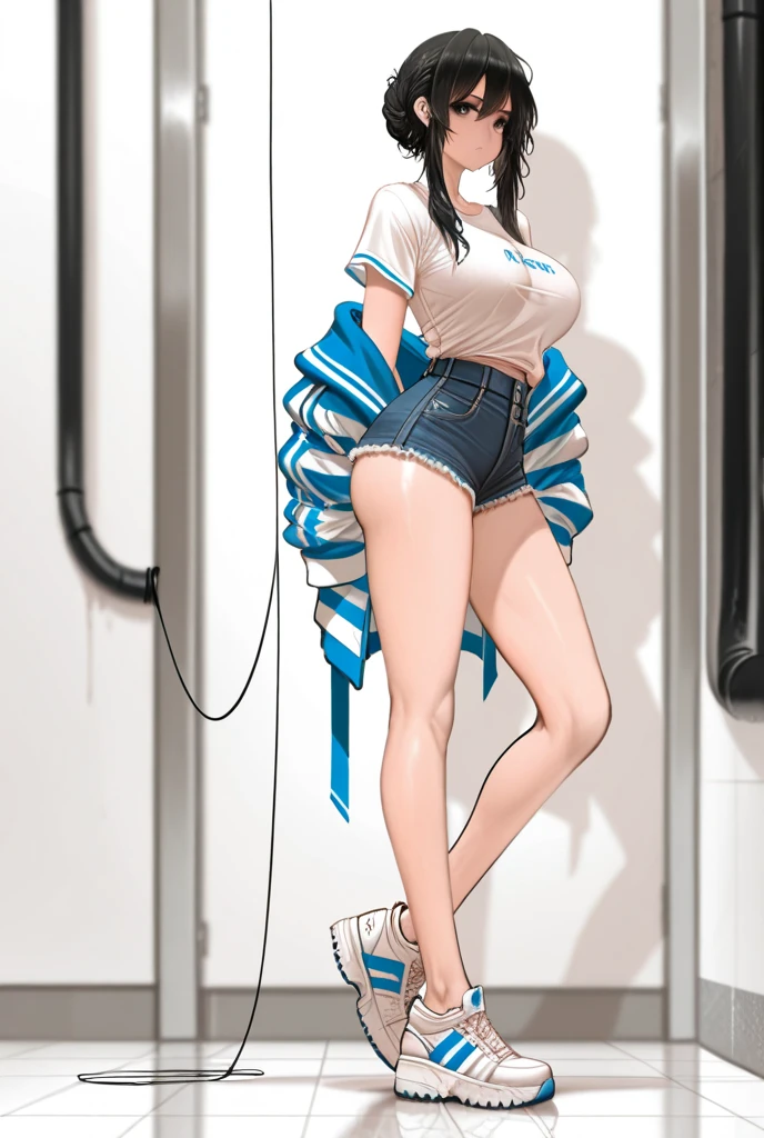 gym storeroom, 1girl,, masterpiece, best quality, highly detailed