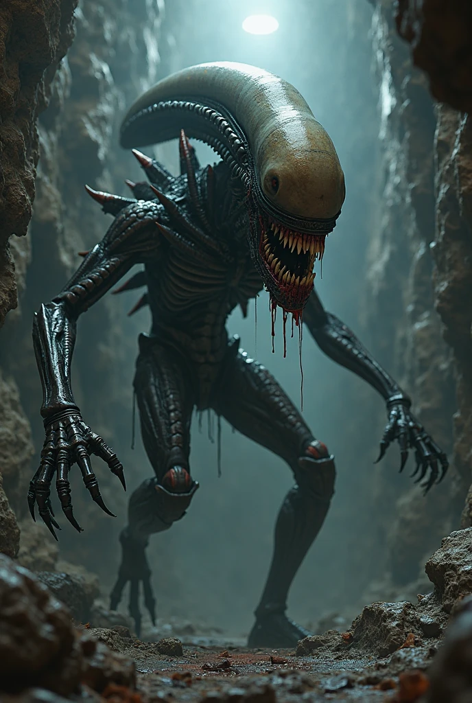 Create a hideous and agile alien beast