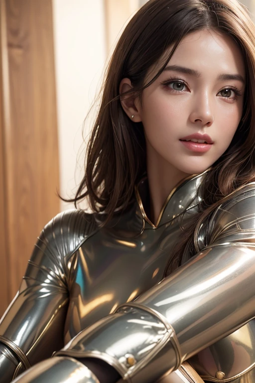 ((Top Quality, 8k, Masterpiece: 1.3)), ,solo,1 girls, sexy, Beautiful girl with accentuated slender abs: 1.7, (Random hairstyle, flat breasts: 1.2), Ultra detailed face, detailed eyes, double eyelids,(body builder:1.6),(beautiful small hard nipple:1.4),(spread legs:1.2),(shiny skin:1.2),(muscle arm:1.3),(muscle leg:1.3),(blonde hair:1.2),necklace,(earrings:1.3),(curly bun hair:1.3),(sexual pose with her boyfriend:1.8), (on a bed:1.3),(nude model:1.3),(tanned:1.2),(muscular chest:1.5),(Super Shiny metalic blue silver:1.6),(rider suits:1.7)