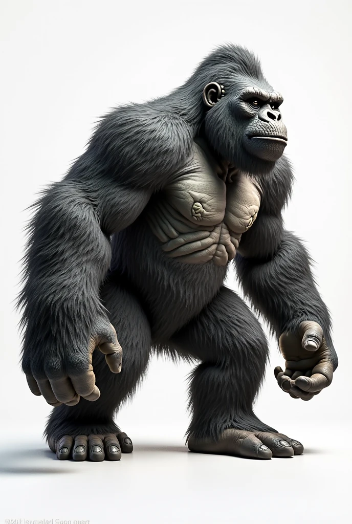 Gorilla,
anthropomorphic,
in a stylish grey tracksuit,
dark t-shirt,
trousers with pockets,
white trainers,
hands in pockets,
light colours,
digital graphics,
fantasy,
unreal engine,
blender art by artgerm,
perfect composition,
octane rendering,
masterpiece,
sharp focus,
high detail,
art station,
concept art,
perfect composition,
a model of ultra-high quality and clarity,
perfect play of light and shadow,
32k UHD,
hyper-detailing,
complex artistic masterpiece