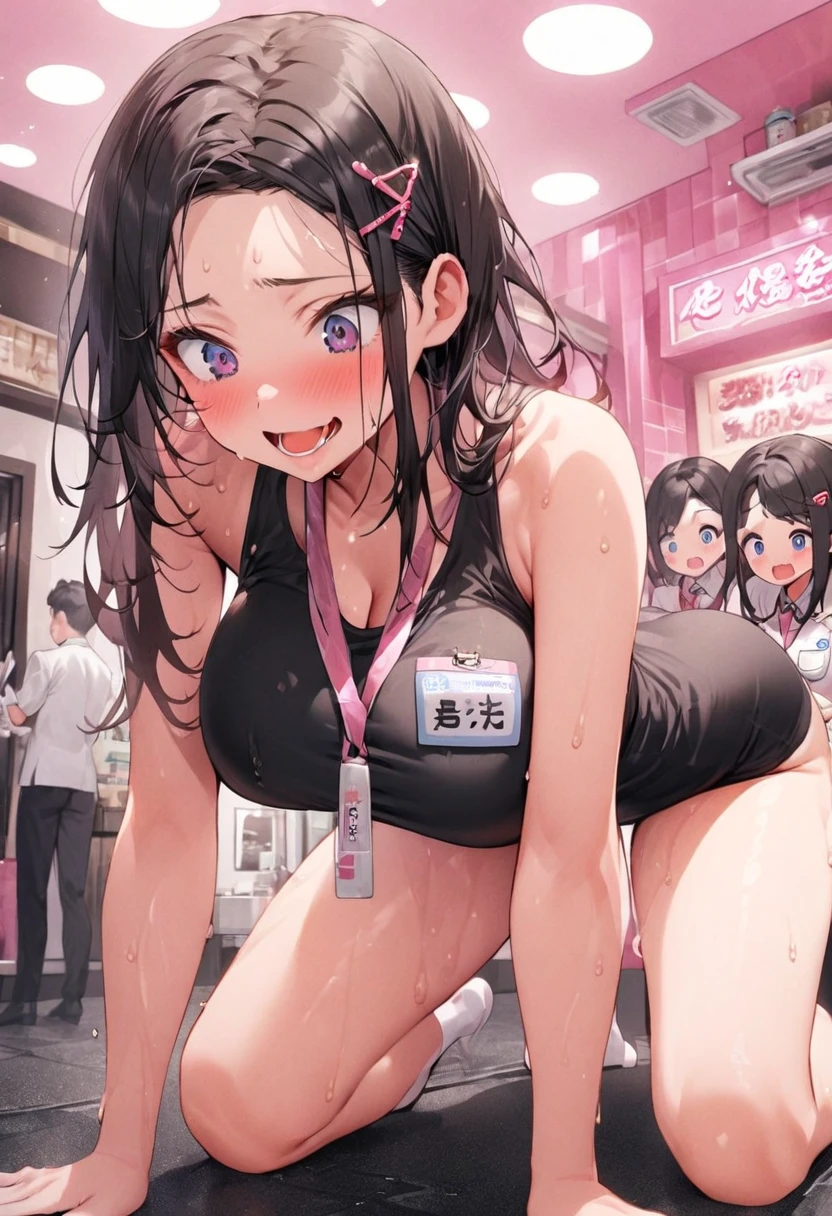 ((NSFW:1.3)),(Textured skin, Anatomically correct, Super Detail, high details, High quality, hight resolution, Best Quality, 1080p,4K),(One-person viewpoint, looking at viewer, subjective:1.4),

(Multiple girls in school gym storeroom),(women's school gym storeroom:1.3)
((Multiple girls, 10+girl with, Group photo of the girls, Group photo of the girls:1.5))
(Girls of different ages:1.5),(busts of all sizes:1.5),(women with various sporty hairstyles:1.5),
(inviting you to have sex),

((line up leaning forward:2)),(leaning forward:1.3), (hands on knees:1.3)
(from directly below, from below:2),(looking down:2)

(volleyball wear:1.5),


nsfw,(enraptured face:1.4),(naughty expression:1.2),(orgasm smile:1.5),seductive smile, excited smile, 
(blush, face blush, blushing:1.3),
(saliva, saliva trail, drooling:1.3),(heavy breathing, steam:1.3)

(Large quantities of sperm:1.5),((facial:1.5)), (sperm covered face:1.8),(cum on breast:1.3),(cum on hair:1.3),