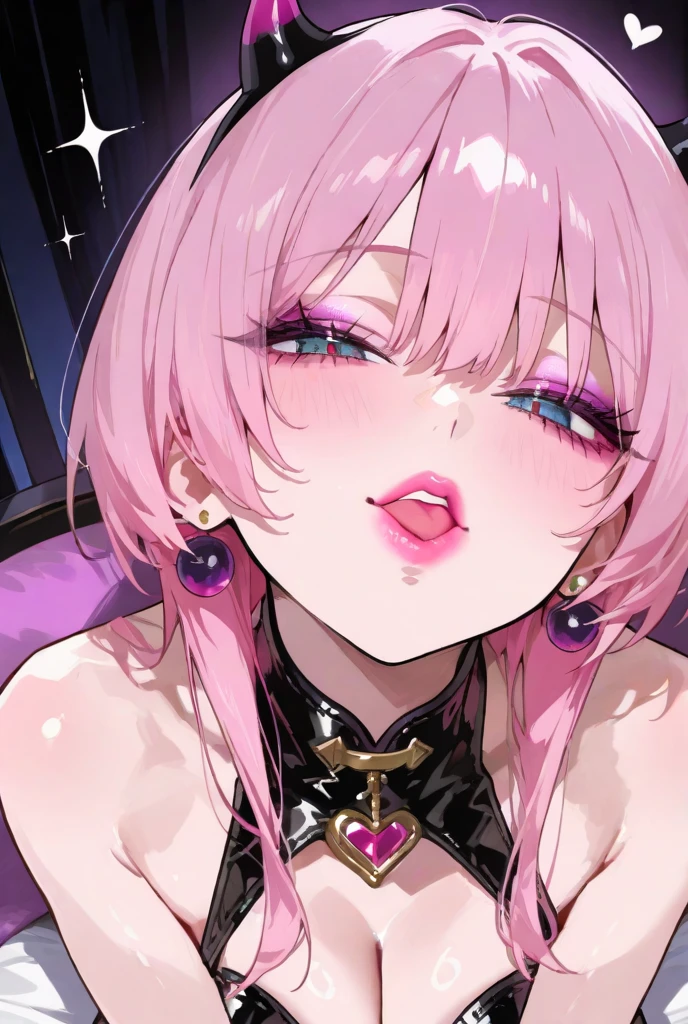 masterpiece、(Highest quality)、1 female、(calarsr、Pink Hair、Scapula、first round、Crop top、bracelet、Bracelet、Pauldrons)、(((Browsing Caution、rape、deep throat、Oralセックス、(vein 、Put your hand on someone else's head)、saliva、Oral )))、((Get the whole picture of the subject、Upper Body 、Extreme Close-up、Sexy Woman、blush、Blowjob、(Detailed face:1.2)、Showcase、(Perfect Eyes:1.1) 、Simple Background、A girl surrounded by many goblins、Girl having her breasts grabbed、((rapeされている女の子:1.7))、Lesbian Sex