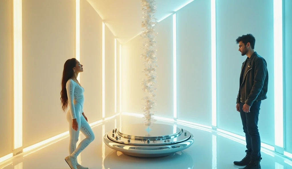 Create a futuristic image that is intuitive in creating an incognita?
