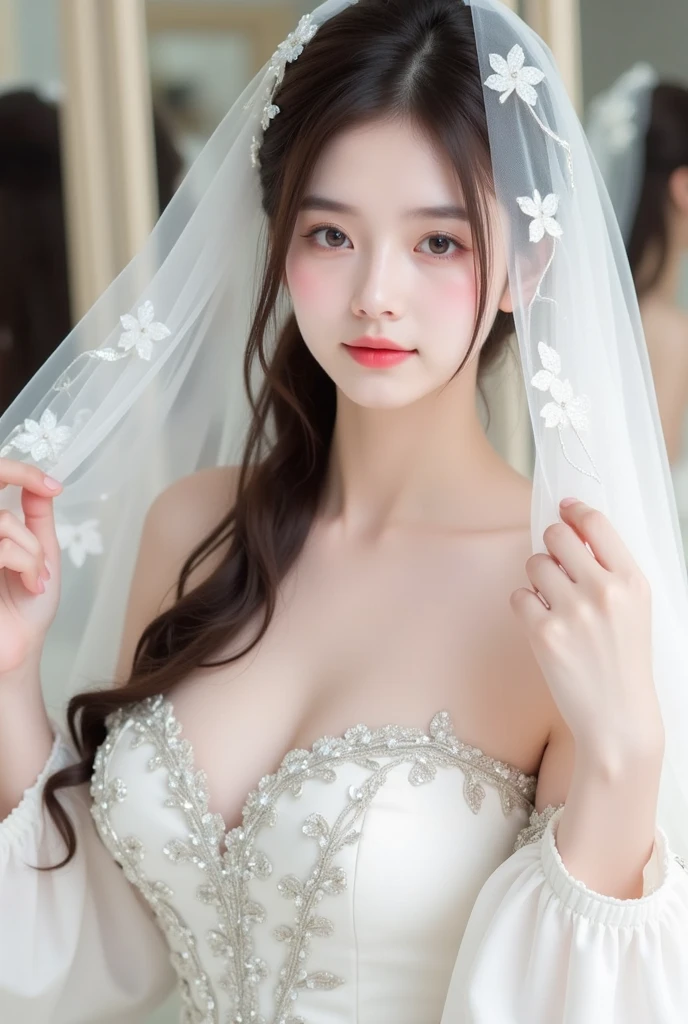gufeng,Bare shoulders,best quality,masterpiece,Ultra-high resolution,Clear face,(realism:1.4),original photo,Cold Light,woman wearing transparent clothes underwater,Full body image,Wallpaper Anime Blue Water,Gurwitz-style artwork,Water magic close-up fantasy,author:Yang Jie,Gurwitz,A beautiful artistic illustration,Water Nymphs,Beautiful digital art work,Beautiful digital illustrations,Li Song,A beautiful anime portrait,