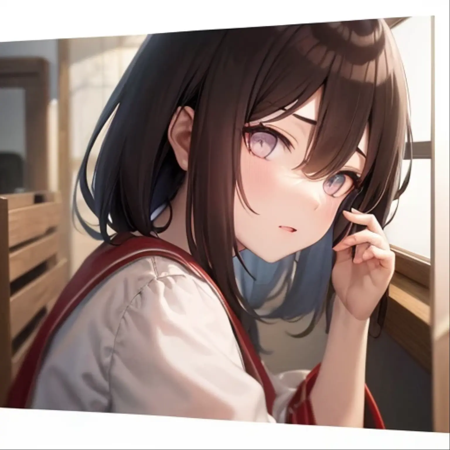 1girl, rainbowing, Through Mitsutoe
