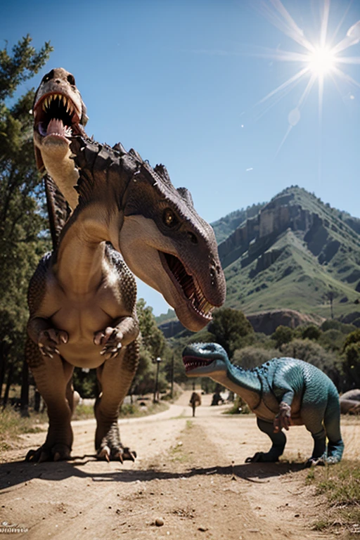 Create a t-rex by eating a human