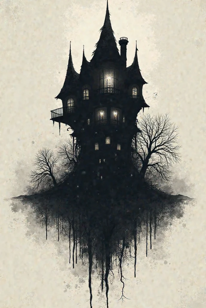 ((masterpiece)), (best quality), official art, extremely detailed CG, unity 8k wallpaper, ultra detailed,
Stephen Gammell (artist), horror, vines, cracks, decay, fog, monochrome,
burning, fire, multiple girls, dead, house, cross, hang man, church,
<lora:Stephen Gammell (artist) 40 epoch:0.7>
