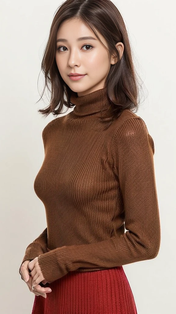 ((highest quality, 8K, masterpiece: 1.3)),Sharp 1.2,
 ((japanese model)),20-year-old,
 big breasts,perfect body beauty: 1.4, slim abs: 1.2,armpit,
 ((layered hairstyles, big breasts: 1.2)),, Wet: 1.5, Highly detailed face and skin texture, fine eyes, double eyelid,
((turtleneck knit shirt)),
