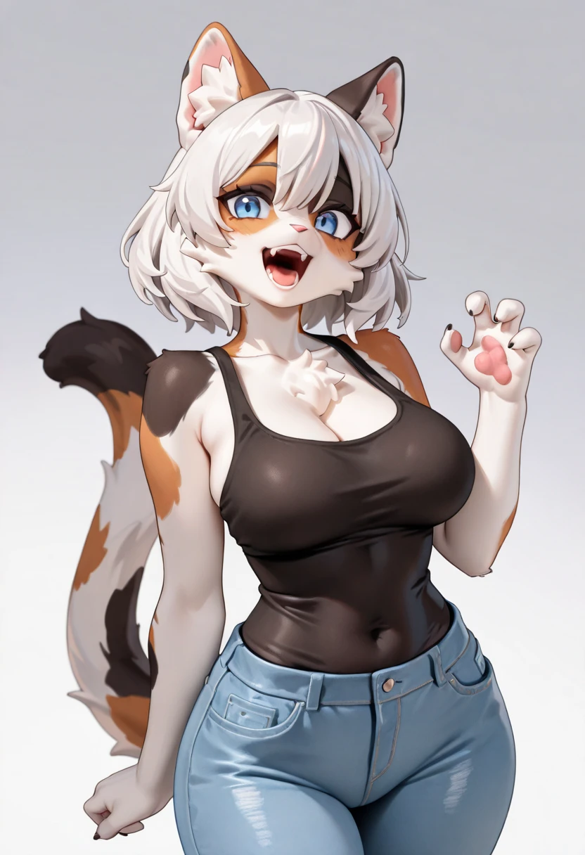 best qualtiy, (Highly detailed beautiful face and eyes)absurderes, Perfect anatomy((hairy pubic,angelic cute 1girl))(((hairy pubic)))((Raccoon facial features,Raccoon physical characteristics))((raccoon ears,Highly Detailed Body Fur)), kitchens, The upper part of the body, Dance, Flying sweat, joyful smile,Fluffy paws,slightly fat big breasts,sensual lingerie,