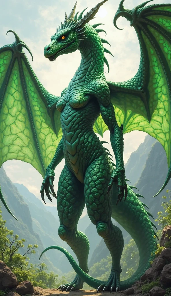 Large-breasted dragon