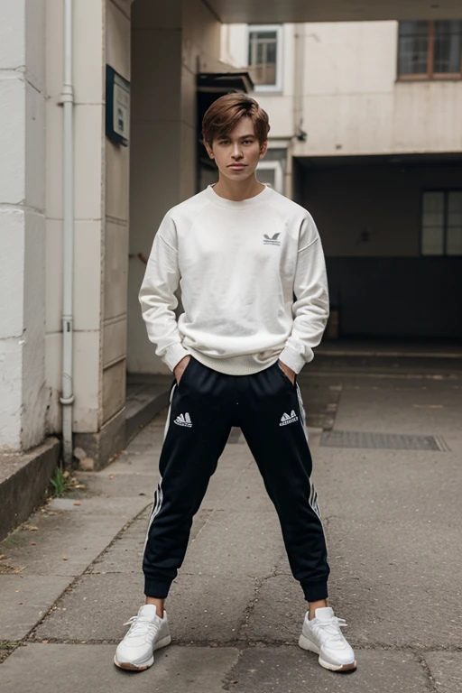 hot teenager boy wearing nike air jordan 1