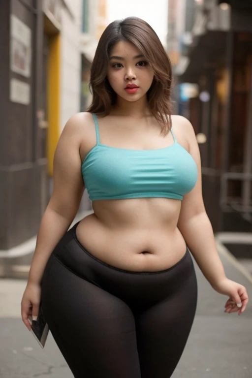 high quality photographer, very detailed quality, chubby Malay woman, very beautiful, curvy body, wearing a sports bra, very big breasts, sexy long tights, big smooth thighs free pose,
sexy smile, realistic, high quality results 8k hd, very detailed results.