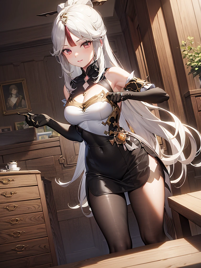 top-quality、realistic touch,high-detail、photoRealstic、 Erotic sailor suit、High school students、Long body、Sheer costumes、skirts that are too short、Not wearing underwear、big eye、long lashes、Long upper eyelashes、platinum-blonde、cute little、Beautie、A sexy、full body Esbian、Sparkling eyes、Submissive smile、Flushed cheeks、Kamimei、Big buttocks、thin-waist、Sleeveless、visible from the side、Sexy armpits、Voluptuous thighs、Enraptured look、Apron costume、Plump thighs protruding from knee socks、A maid working in a nobleman's mansion、Clothes with open sides、Off-the-shoulder costumes、Cheongsam style design