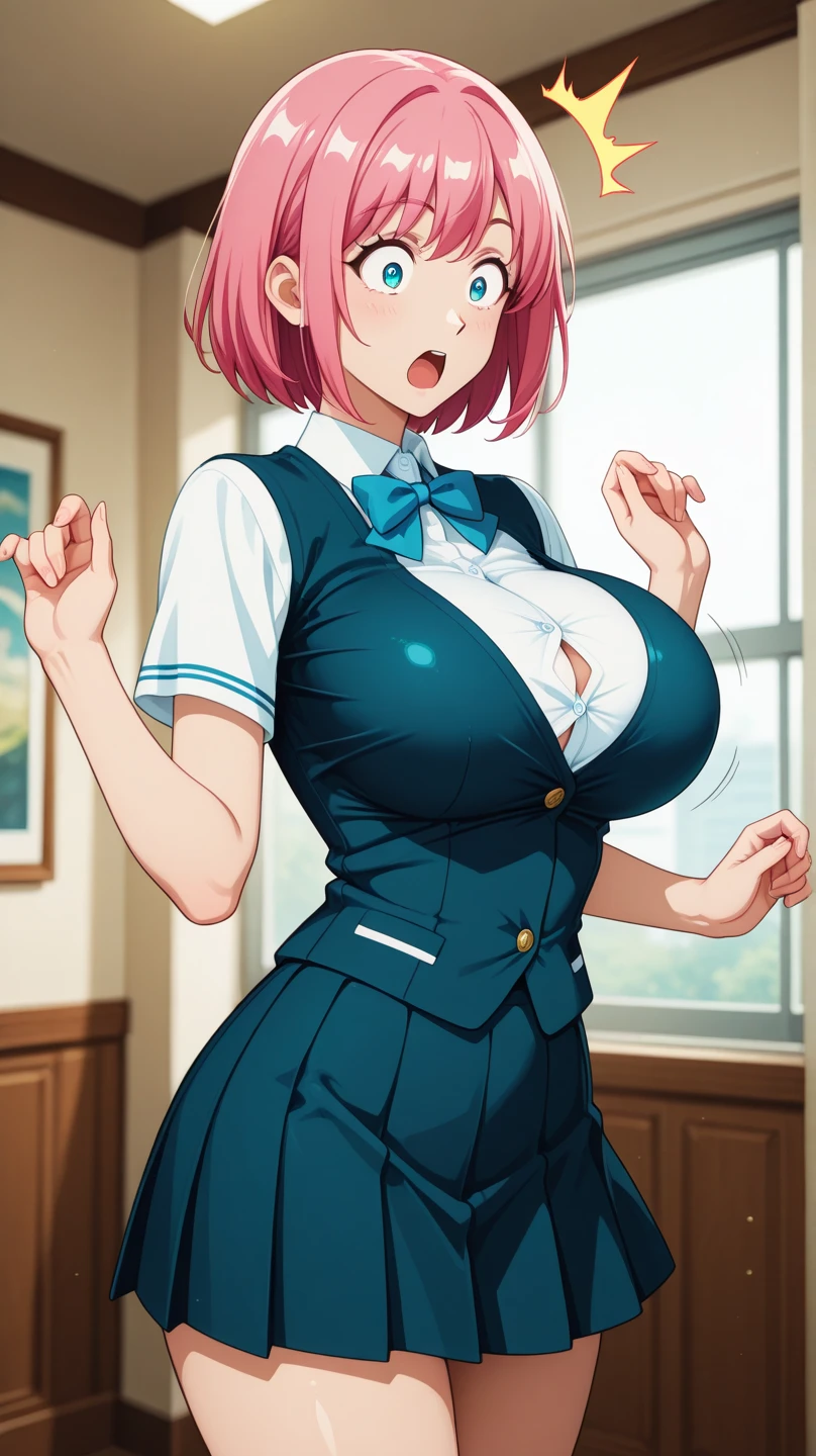 完璧な顔,lady,(pale skin),colored hair,(cleavage),(????????????,full bust,busty, Round ???????:1.2) ,(wide ????),Athletic ???????,slender, (Curvaceous physique) ,Skinny Body ,(toned stomach)
breath,sweat,wet,smirk,nose blush, heart-shaped pupils, frustrated, pencil skirt, panties under pantyhose,locker room,1 women,bra under shirt,close-up,clothed,jacket suit,shirt lift, Multicolored bra,from below
