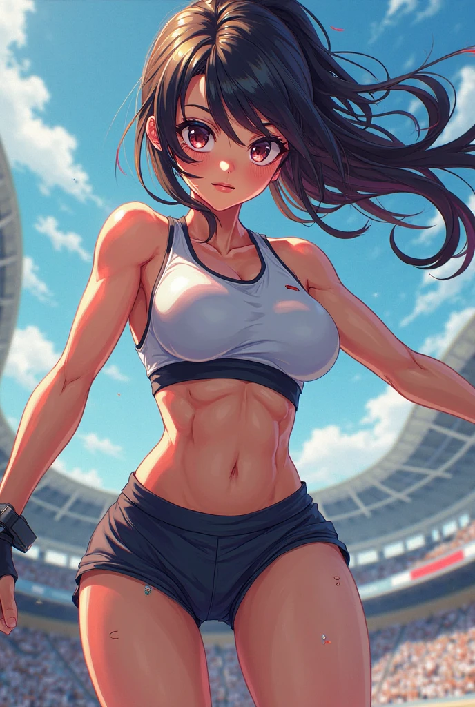 anime girl athlete