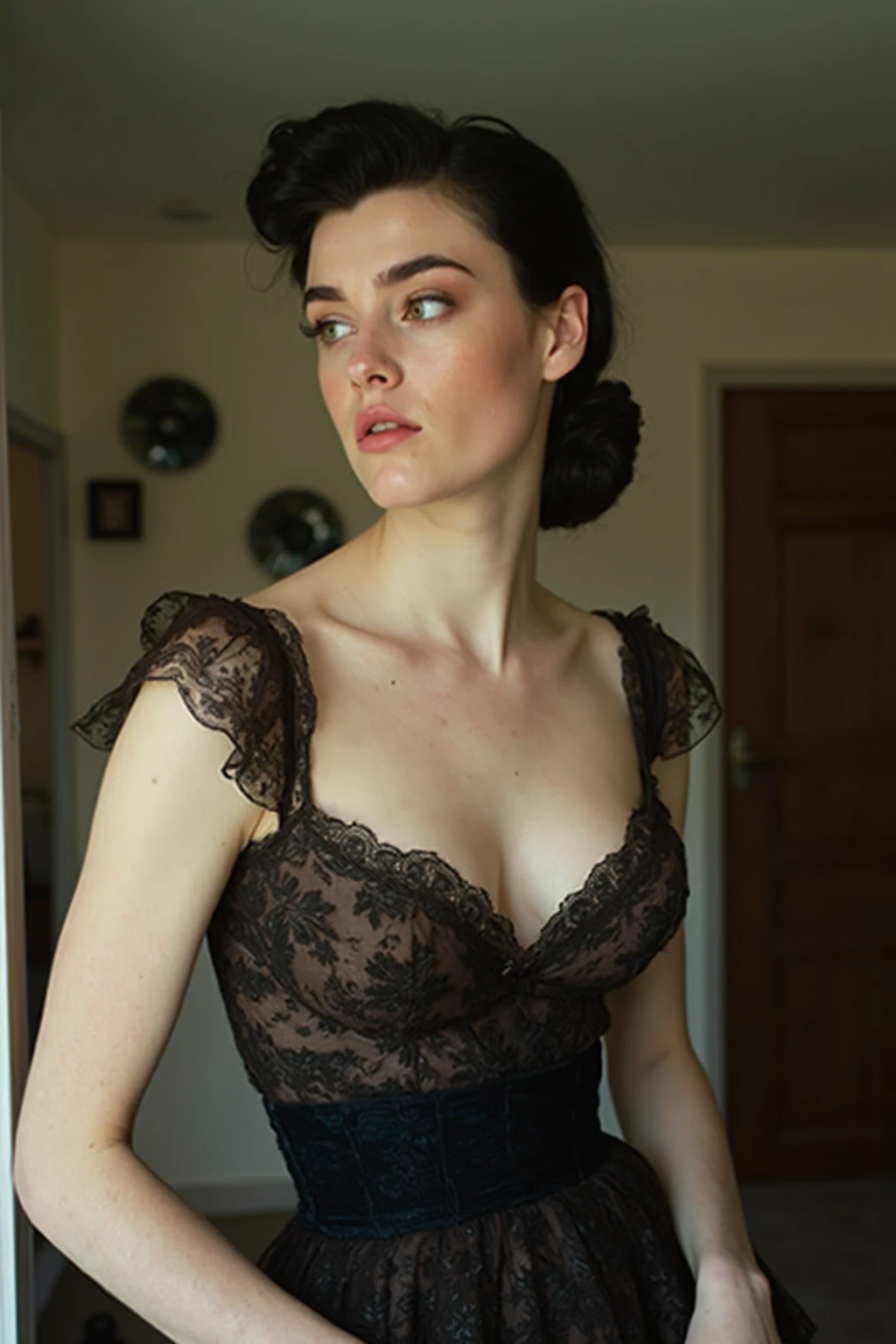 <lora:Lauren_Cohan_v2:0.9> Tim Walker style award winning intrinsic detail dreamscape photo-art high fashion portrait style of a female supermodel with stylized modern hair in John Galliano fashion design in a high fashion studio, hd, 8k, (intricate details, hyperdetailed:1.15) (skin texture:1.2)
