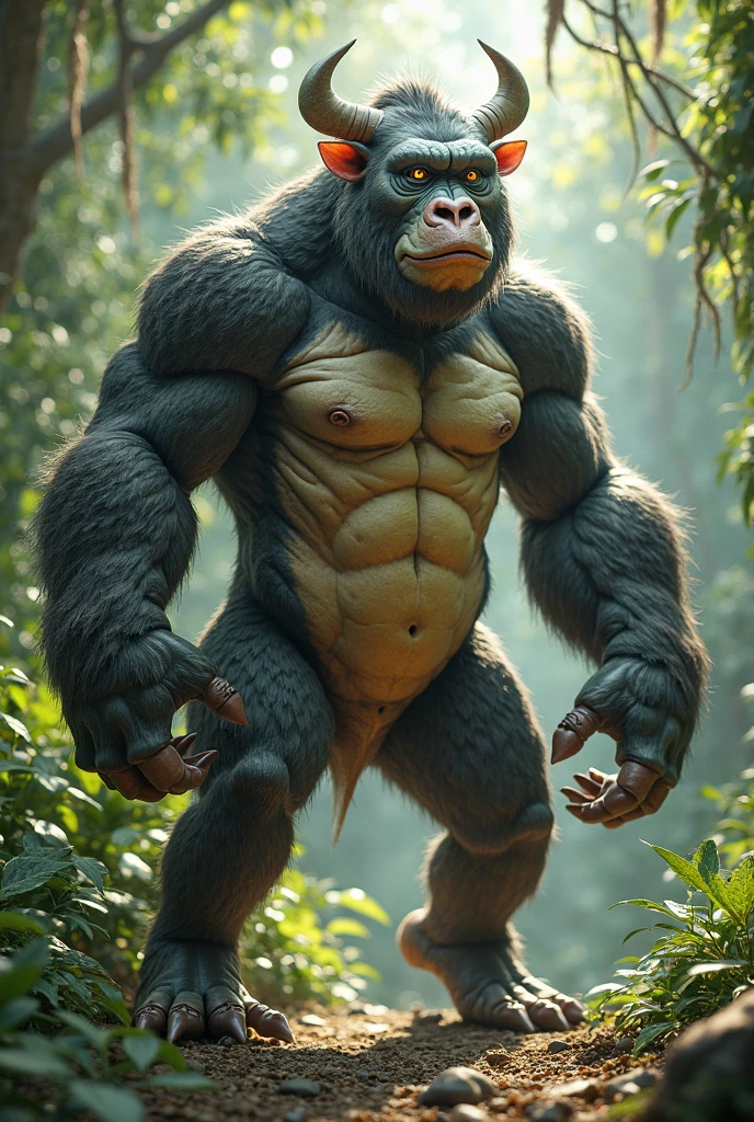 Man who looks like a monkey