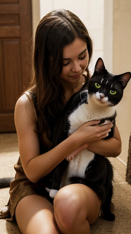 Cat and dog cute cute