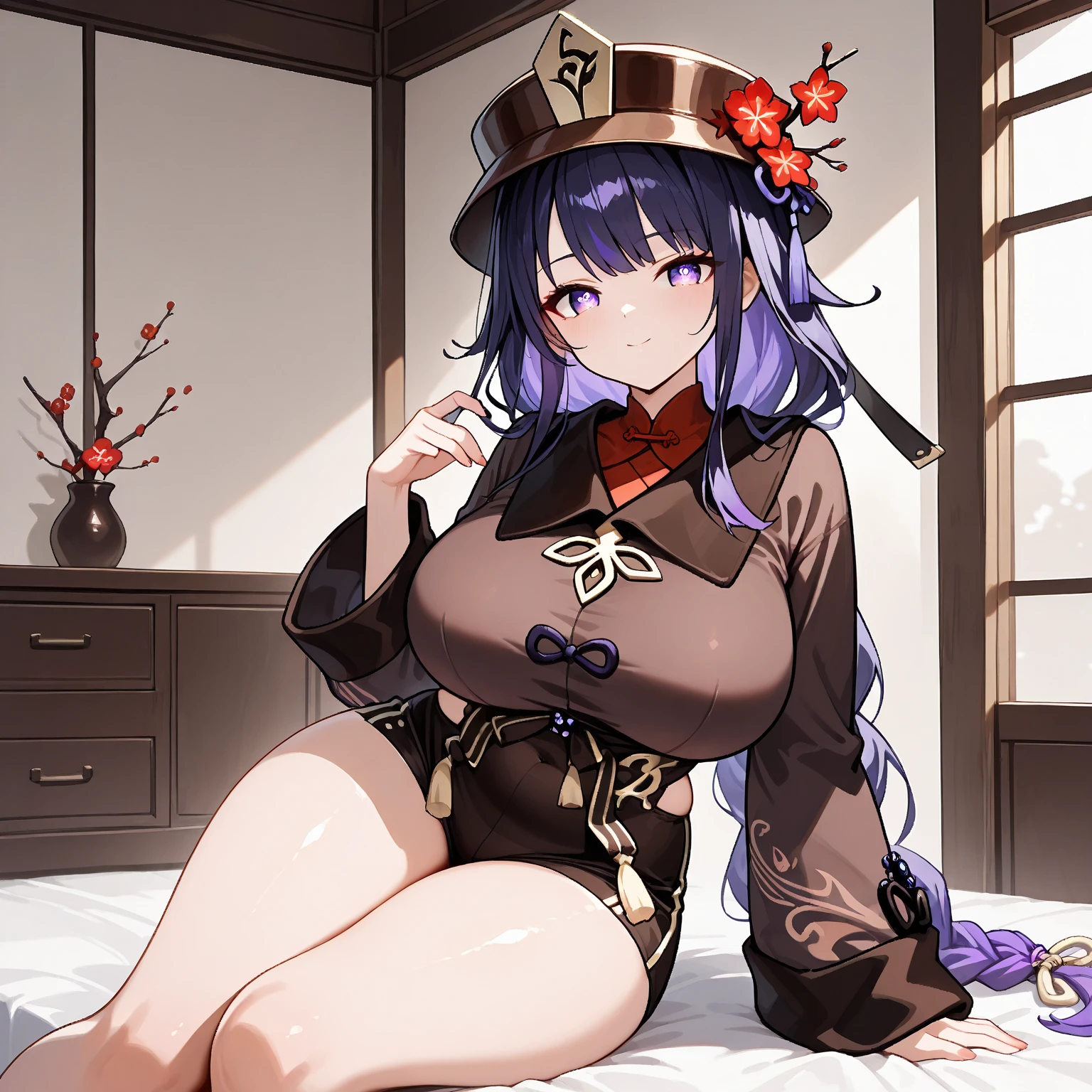 A daughter,There are fewer costumes,The chest is large,only in panties,smile1.5,Thighs stretched out