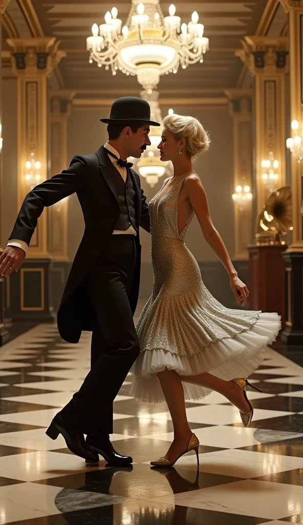 Beautiful men and beautiful women,The man is wearing a white tailcoat,The man is wearing a white headband, The woman is wearing a white ballroom dress, dance gracefully, model body shape, Losing weight,long limbs,good style,Couple Dance, Dancing to each other, wearing a white dress, Ballroom dancing, Dance gracefully on top of you, green background, dancer, quickstep, Run,Two limbs each,full body image,The background is a solid color, dynamic dancing, Sophisticated, Pair dance, 8k quality, Expressing every detail, Pair Couple, Background green, Japan, real, high resolution, Beautiful men and beautiful women, Eyes and nose are clear,