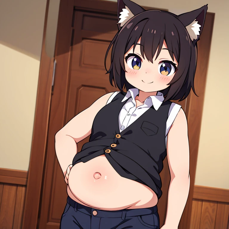 1girl,,big breasts,hotel room,bed,(8k),
,detailed face,hair, eyes,very long hair,embarassed,small smile face,ponytail,hair, high_res, high_definition,battlefield,((full nudes body)), chiyome from skeleton knight , animal ear, full view from head to toe, wet skin, wet armpits, breast, nipples visible, tight, looking at viewer, good anatomy, best quality, showing her armpits., ((full body view)), pregnant stomach bloatedbelly,