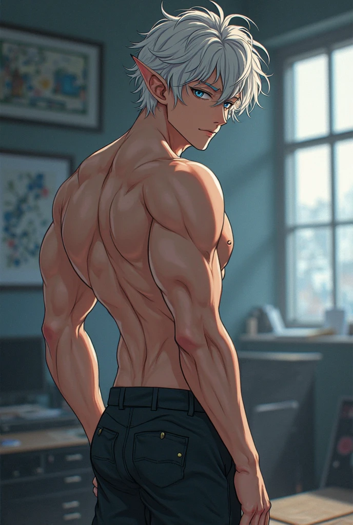 1 boy ,libido boy,20 years old,amazing,musculature,raised to be sexy,k hd, masterpiece,8 thousand,white thong,nudity all over,Naked topless,White short socks,enormous swelling,sexy pose,shiver,full body view