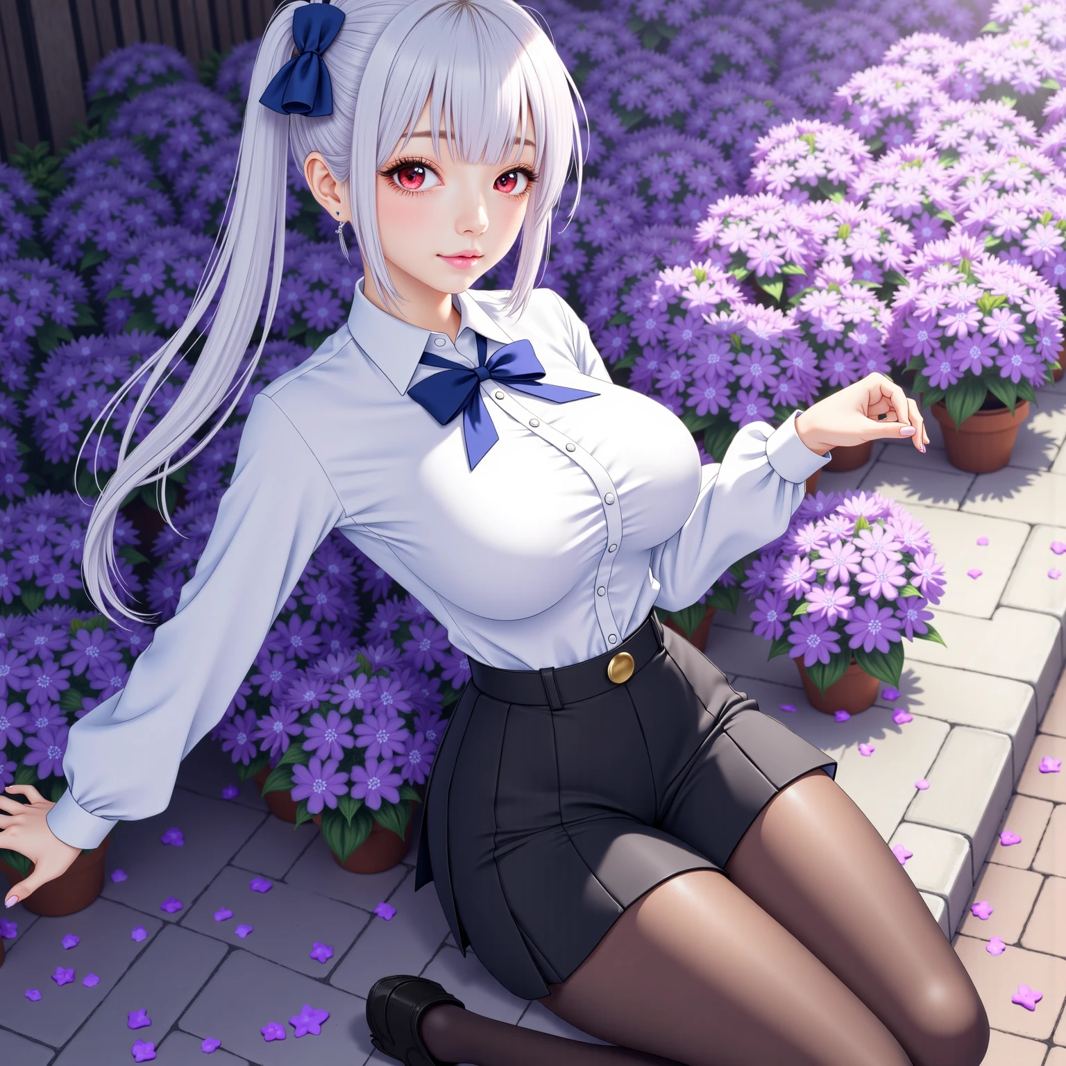 (masterpiece:1.4、top-quality、illustration:,realistic、)、(character focus、,cowboy shot:1.3)、(1girl),(light smile:1.3),(),cute face,blue eyes、(tareme:1.3)、(stretch your legs),
(),(sitting,lean against the wall:1.4),、
(white hair),(long hair:1.5)、
,(her room:1.3),(Room wear:1.5),
(blunt bangs),(sidelocks:1.3), (small breasts:1.2)、
、slender、