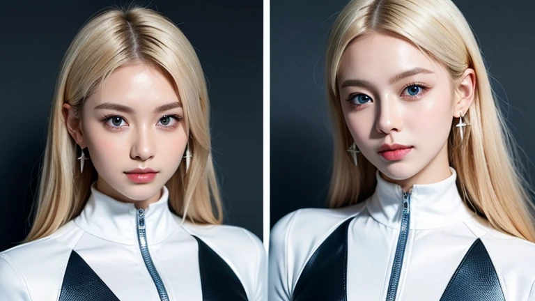 tin armor gloves,背のexpensive女の子,(long blonde hair 1.3,details hair 1.3,long wavy hair),"light blue eyes 1.2,Pupils shine like stars.",Detailed depiction of facial skin,Seduce a smile,Realistic style photos,expensive、expensive品質,look down,perfect body,(lie:1.3)