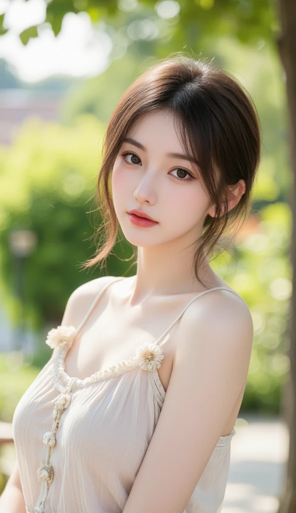 8k, Ultra-high resolution, Highest quality, masterpiece, 三分割法によるphotograph,Surreal, photograph, 1 Girl, (16 years old:1.3), pretty girl, Cute Face, Beautiful eyes in every detail, 細かくdetailedに,masterpiece,One Girl:1.2, Japan Female Announcer,close up,disgust,Black Hair,Messy hair,Station platform,風景photograph,Clean and modest clothing,Natural Makeup,Realistic Skin, Perfect and beautiful face ,完璧でCute Face, Skin with attention to detail, Perfect limbs、Narrow waist、Thin legs),Looking at the audience、beauty,Long neck、(((Ideal body type))),A cup small breasts :2,Portraiture:2,Perfect Anatomy,鮮明なdetailed,detailed,Surreal,Light and shadow,dappled sunlight