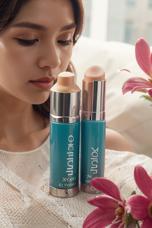 Lotion Advertising、cyan colors