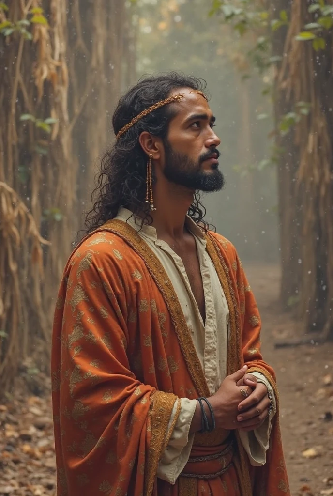 A 290 foot man with a snake wrapped around his neck and a moon and the flowing Ganges on his huge hair braid