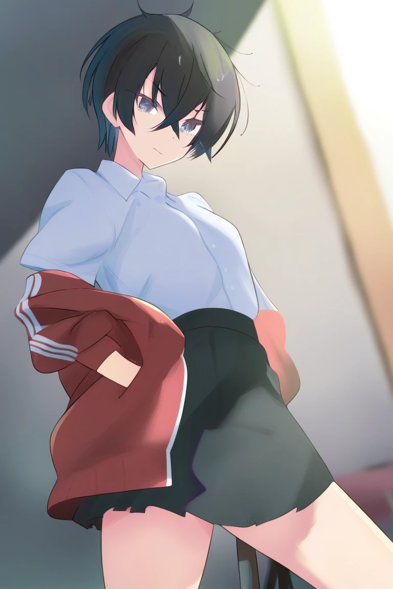 NSFW,High color,buruma, blue buruma, White short-sleeved gym uniform, (at classroom), ((Solo boy just before getting raped by another men:1.3)),undressed,holded,(scared expression:1.3,constricted pupils:1.4),embarrassed,tears:1.3,show teeth,tearsdrop,(men's black messy Shorthair),  Cowboy Shot,