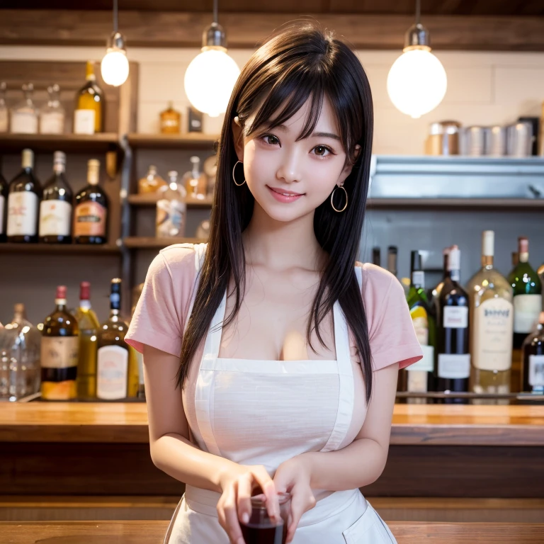 best qualityer, ultra high resolution, close up, Fine body, 1 girl,, long hair, giggling, ramen, natta, Tokyo restaurant background, colored lights, Photon mapping, radiosity, physically based rendering, cinematic lighting, intricate, high détail, sharp focus, dramatic, photorrealistic  