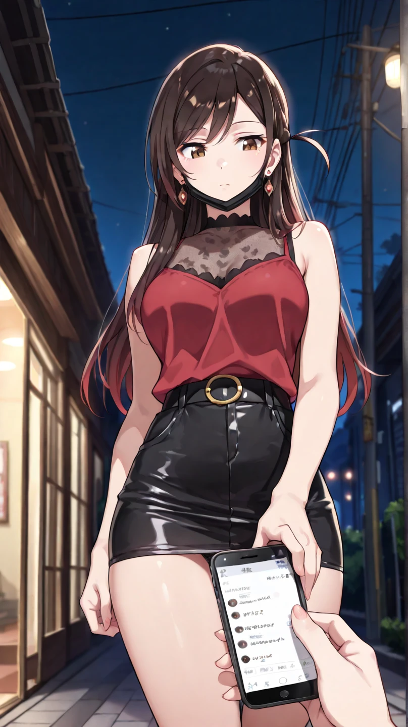 slutty teacher teaching sexual education in a bodycon