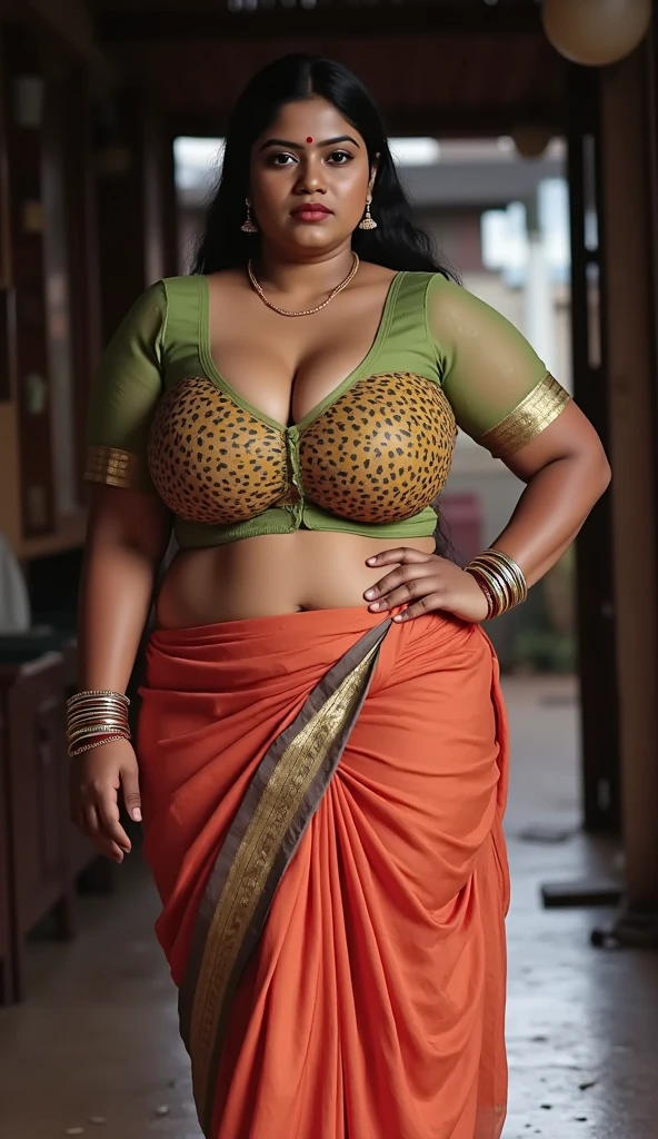 Foto RAW, photorealistic, photography, full body shot, master shot, goddess like beauty, perfect thick chubby mallu Desi aunty bhabhi, Wearing a Stanapatta, a chest-band.Saree model, model Photography, Indian saree shoot, Indian traditional wear advertising photography, traditional wear brand shoot, face of Indian actress Sonakshi Sinha, masterpiece, realistic, realism, incredible details, sensual pleasure, photorealism, detailed skin, skin pores, high contrast, photorealistic Artstation 8k HD digital art trend of high definition and detailed realistic skin texture, ultra detail, realistic skin texture, armature, best quality, ultra high definition, (photorealistic:1.4),, high resolution, detail, raw photo, Re sharp, by Lee Jefferies Nikon D850 Film Stock Photo 4 Kodak Portra 400 Camera F1.6 Lens Rich Color Ultra Real Realistic Realistic Textures Dramatic Lighting Unreal Engine Trending at Art Station Cinestill 800,(pele altamente detalhada: 1.2), 8k UHD, DSLR, soft-lighting, alta qualidade, grain of film, Fujifilm XT3,she didn't like to wear blouse or bra, she is happy to wear only saree, she hates blouse or bra,